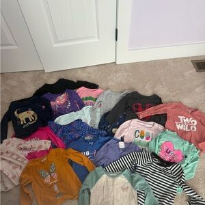 Colorful Kids' Long Sleeve Shirts Bundle